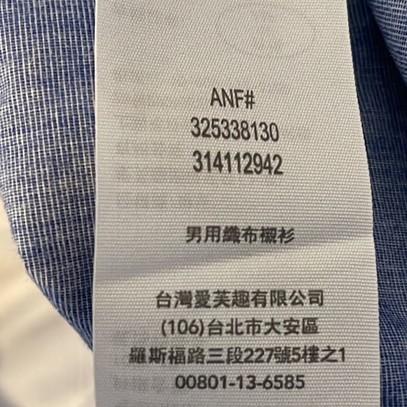 HOLLISTER Men’s Button Front Closure Long Sleeve Shirt Size Small - Picture 6 of 6